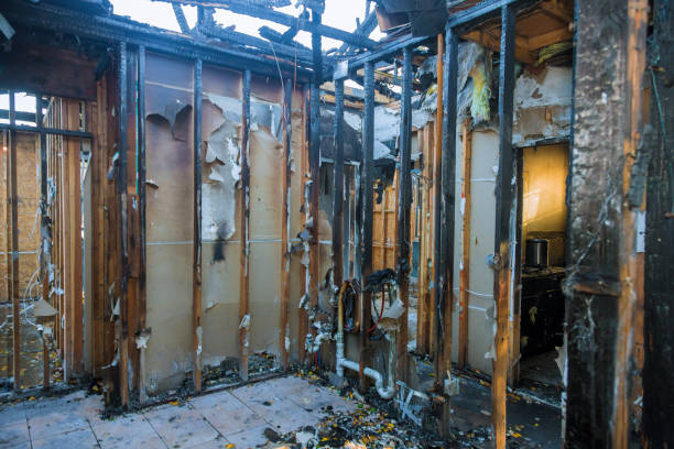 Professional Fire Damage Removal technician working in Reidville, SC
